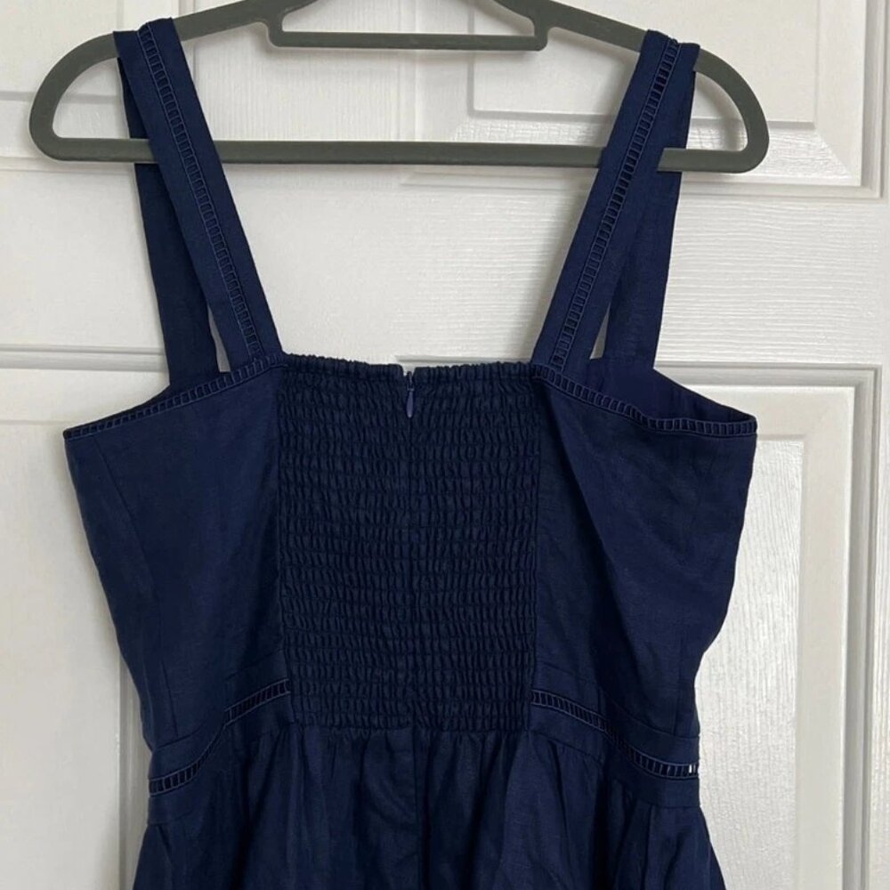 NWT Everett Mini Linen Dress - Danube Size 12 - Picture 8 of 8